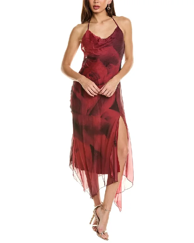 Best-Sellers Alberta Ferretti Silk Chiffon Midi Dress