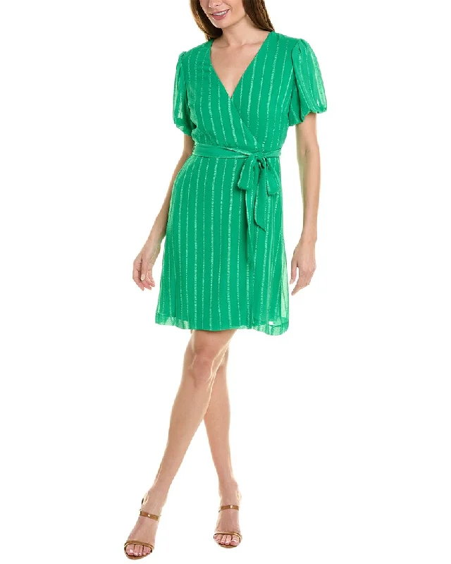 Unbeatable Deals Maison Tara Dobby Stripe Mini Dress