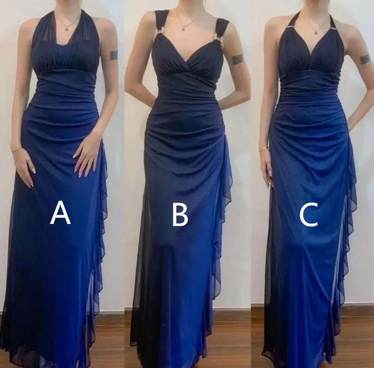 Big Savings Elegant V-neck Sleeveless Sheath Long Floor Length Prom Dress Evening Dress       S5627