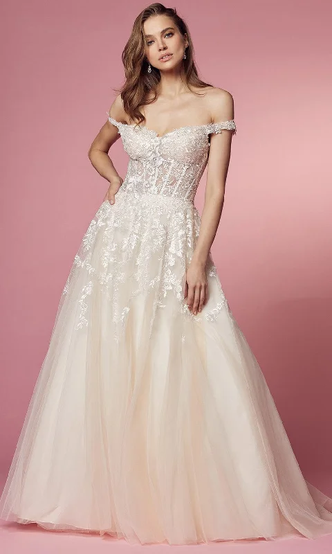 Casual Chic Nox Anabel Bridal JH925 - Off Shoulder Bridal Gown