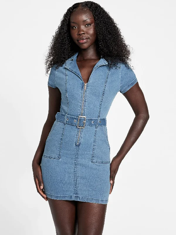 Big Savings On Rustic Countryside Styles Eco Nikita Denim Mini Dress