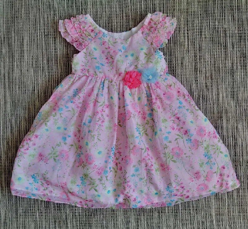 Minimalist Elegant Laura Ashley Floral Younger Girls Dress