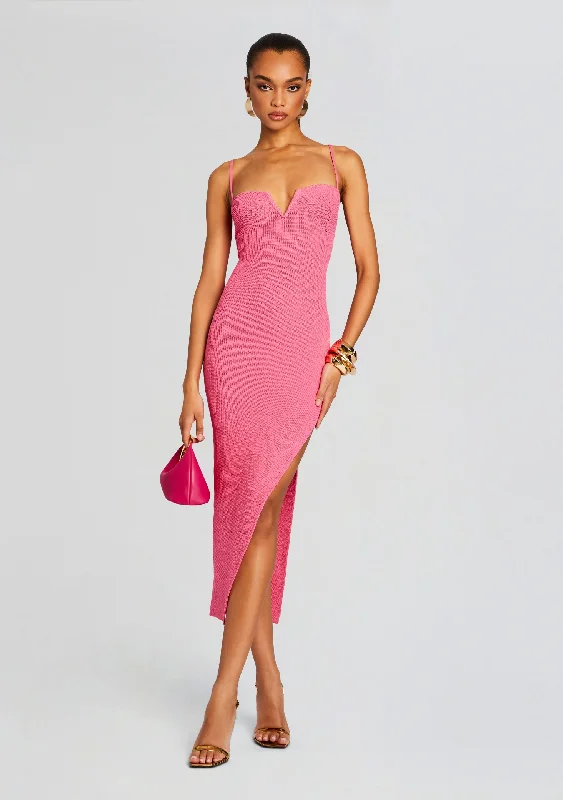 Get The Latest Trends Dominique Knit Midi Dress