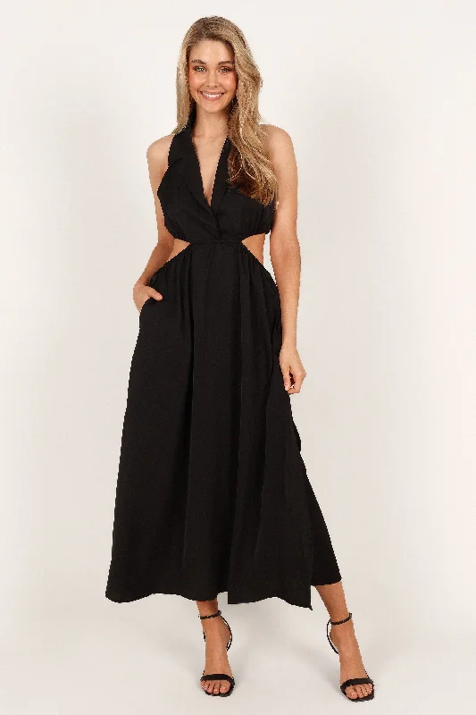 End Of Season Sale Lou Lou Midi Dress - Black