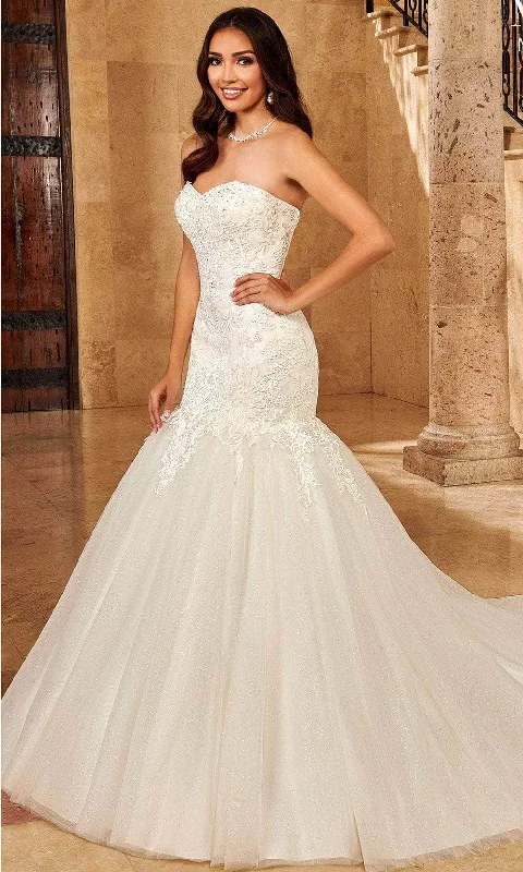 Style Upgrade Mary's Bridal MB2125 - Strapless Sweetheart Neck Wedding Gown