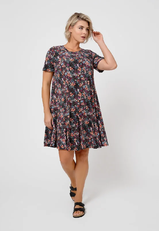 Unleash Your Fashion Leota Women's Serenity Dress in Confetti Floral (Curve)