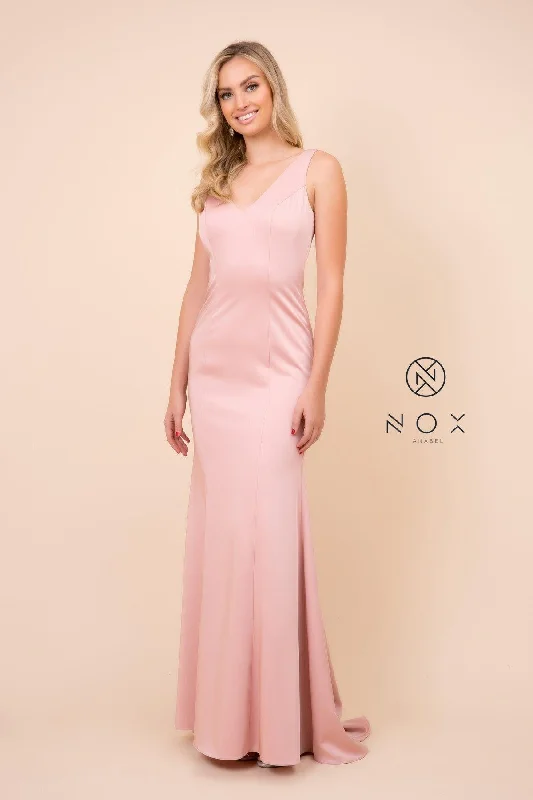 Browse Our Top Products Long Formal V Neck Bridesmaid Dress Sale