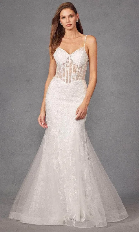 Fast Fashion Favorites Juliet Dresses JT2441SW - Embroidered Sleeveless Bridal Gown