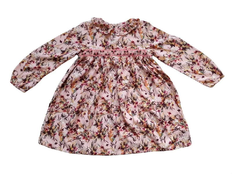 Effortless Comfort Next Floral Pink Younger Girls Dress