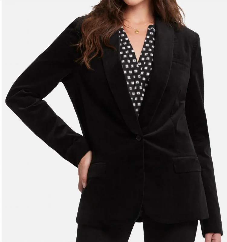 Explore What's New Velveteen Tuxedo Jacket In Black