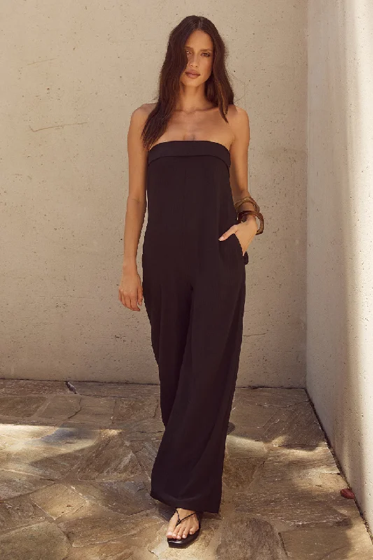 Crazy Price Slashing MIRELLA JUMPSUIT - BLACK