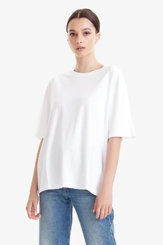 Dive Into Trendy Styles Commoners - Organic Cotton Relaxed Tee, White