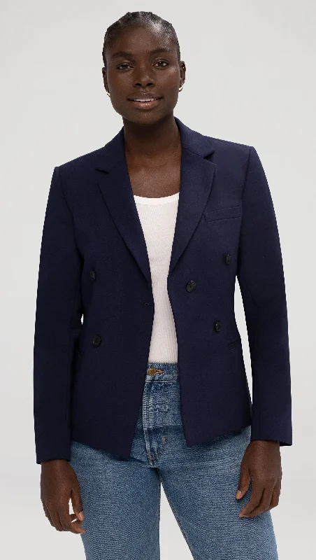 Massive Savings Crossover Blazer in Performance Cotton | Navy