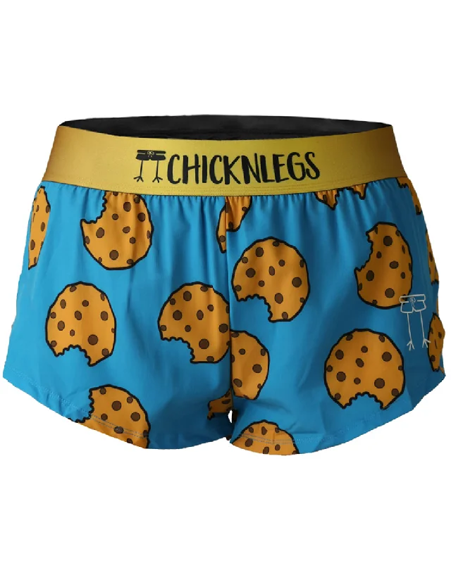 Alluring Design Women's Chocolate Chip Cookies  1.5" Split Shorts