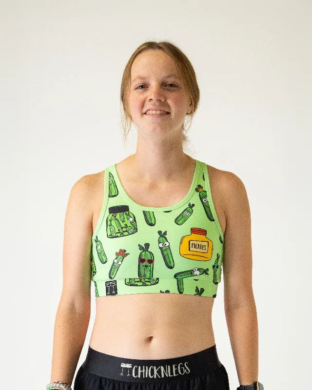 Comfortable Clothes Women's Pickles OG Sports Bra