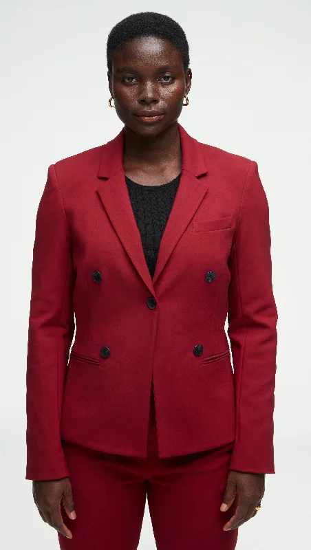 Hot Deals Crossover Blazer in Performance Cotton | Merlot