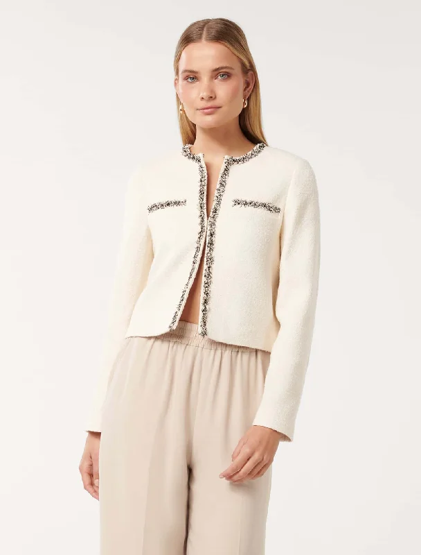 Effortless Sophistication Marie Boucle Jacket