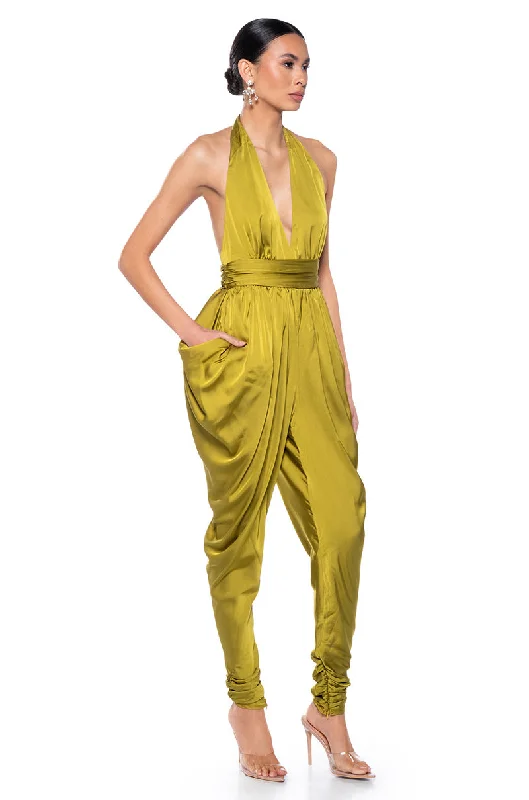 Ride The Style Wave CELESTE HALTER NECK JUMPSUIT