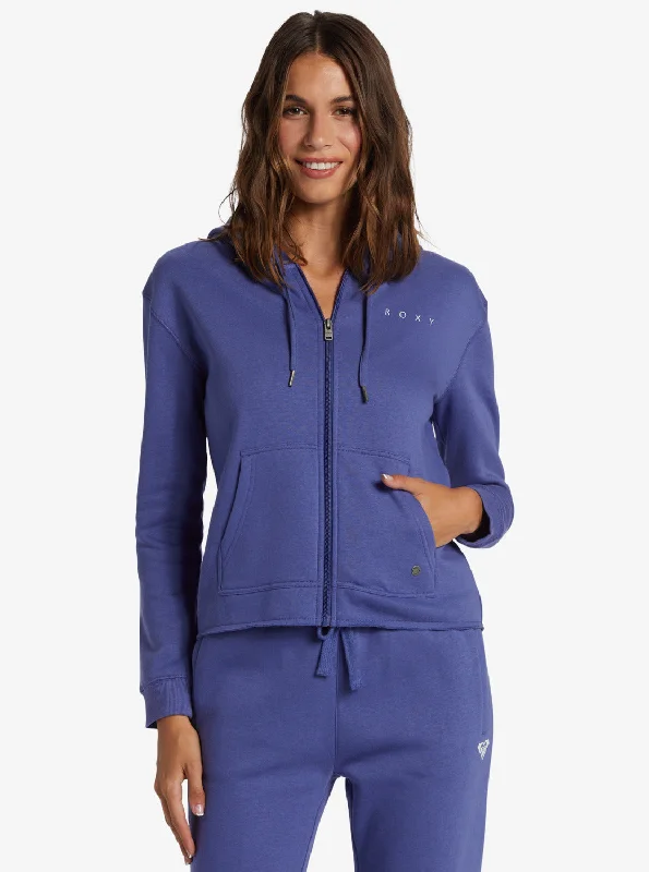 Chic Allure Moonrise Go Off Zip-Up Sweatshirt - Marlin