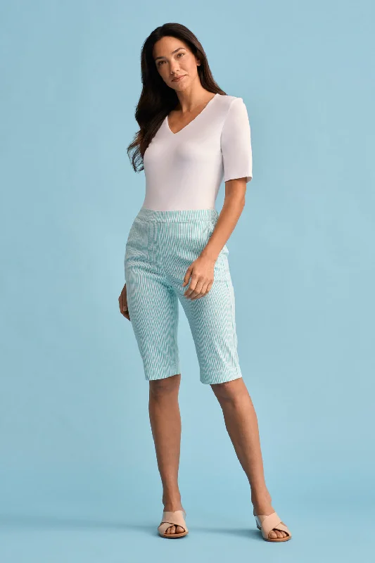 Urban Femme Streetwear Seersucker Stripe Short