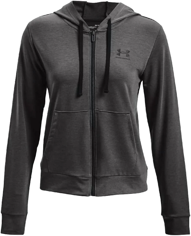 Stylish Savings Women's Rival Terry Zip Hoodie In Gray