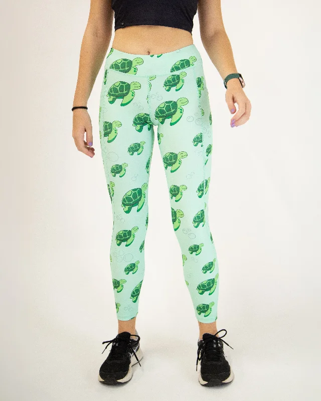 Refined Look Women's Sea Turtles Leggings