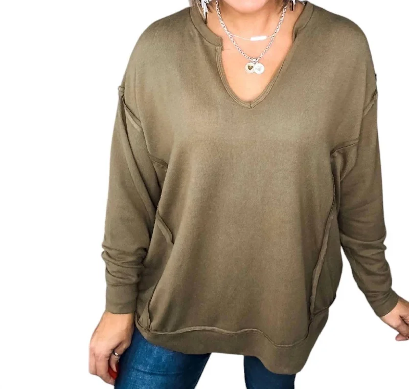 Anniversary Sale Worth The Wait Pullover In Olive