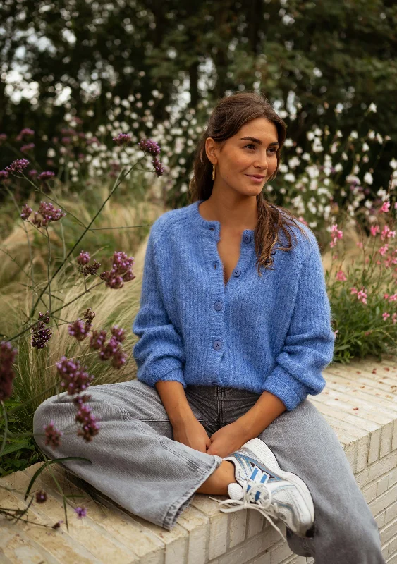 Day-To-Night Styles Blue Louna Cardigan