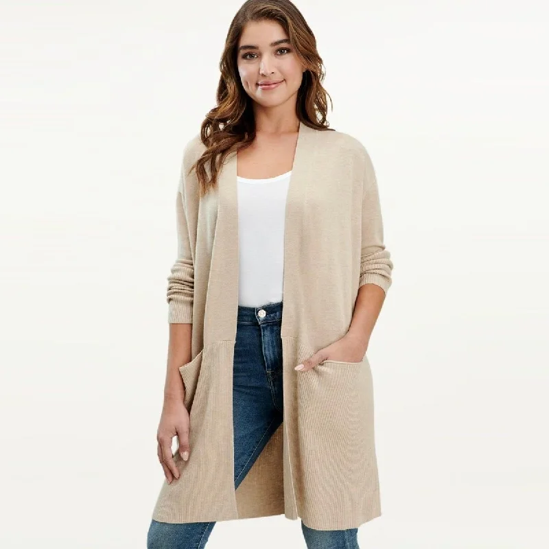 Your Timeless Wardrobe Awaits Retreat Cardi (Oatmeal)