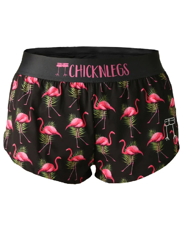 Dreamy Draping Women's Flamingo 1.5" Split Shorts