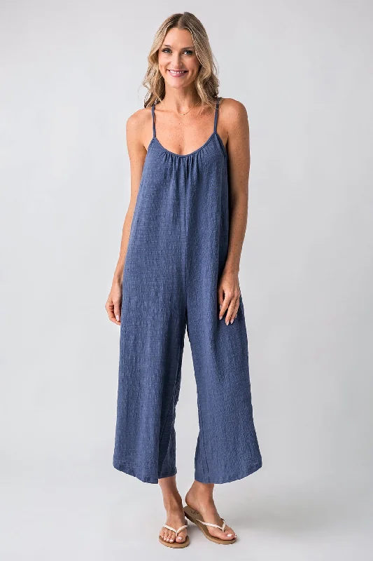 Trendy Pulse Z Supply Textured Flared Jumpsuit