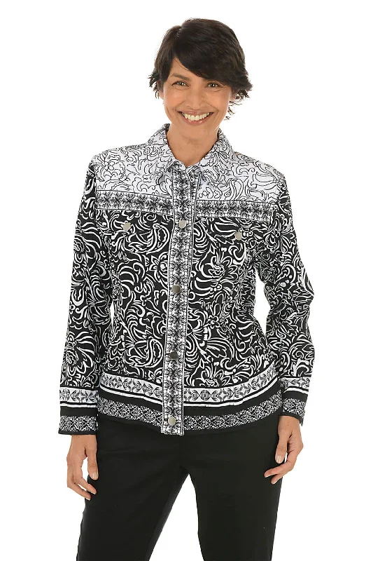 Clearance Event Petite Monochrome Moment Embroidered Jacket