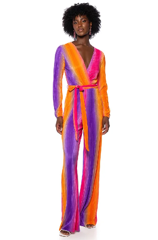 Trendy Women’S Wear SUNRISE DREAMS LONG SLEEVE JUMPSUIT