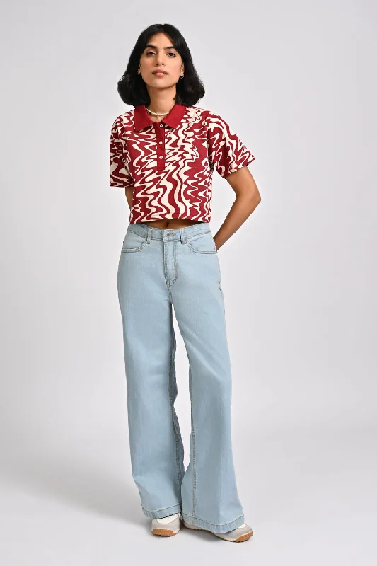 Versatile Wardrobe Essentials PRINTED CROPPED TEE