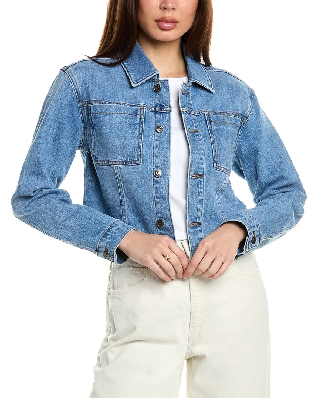 Chic Trends Unveiled HUDSON Jeans Micro Cropped Jacket