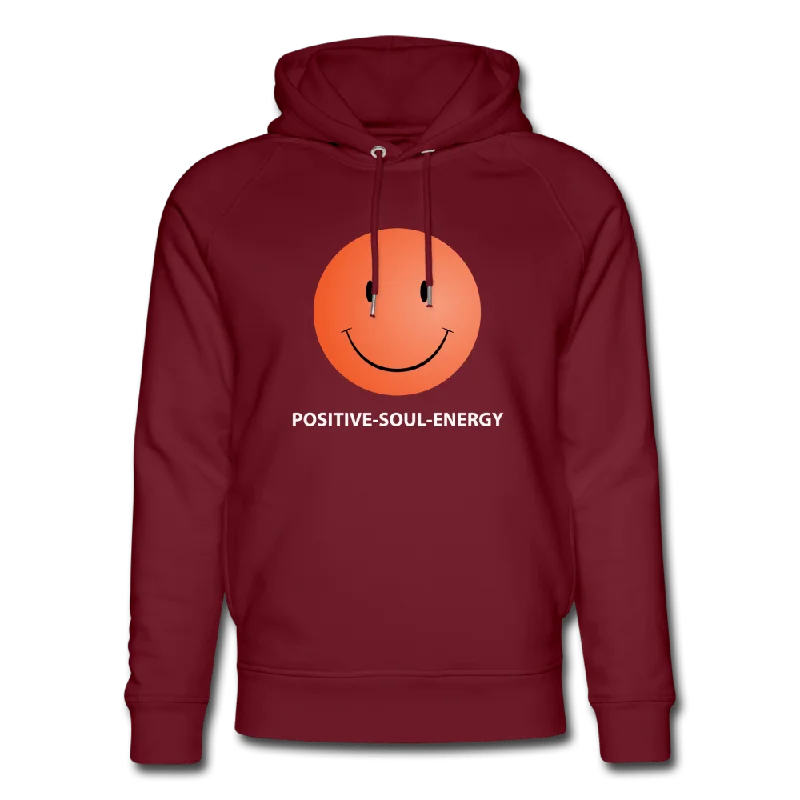 Effortless Comfort UNISEX POSITIVE SOUL ENERGY ORGANIC COTTON HOODIE