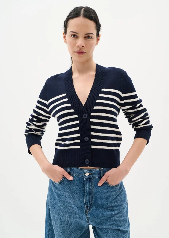 Trendy Aesthetics InWear - Wallis Striped Cardigan