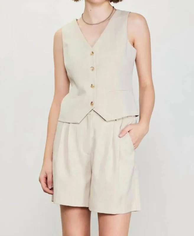 Forward Trendsetter Malenge Twontoned Short In Khaki