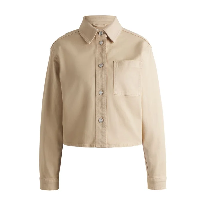 Trend Setting Wardrobe Oversize-fit jacket in stretch-cotton twill