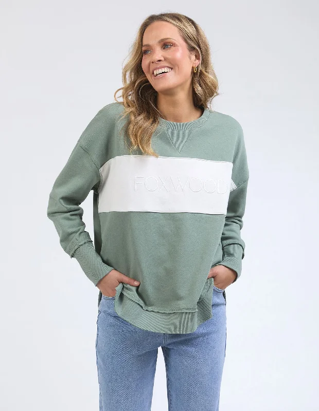 Chic Style Foxwood Simplified Tonal Crew