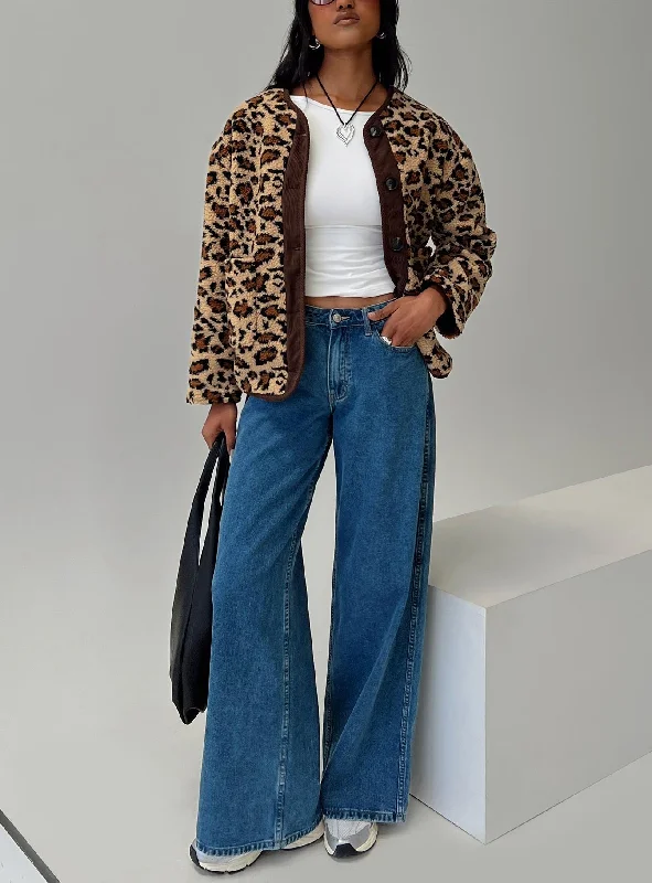 Mid - Week Surprise As It Was Jacket Leopard