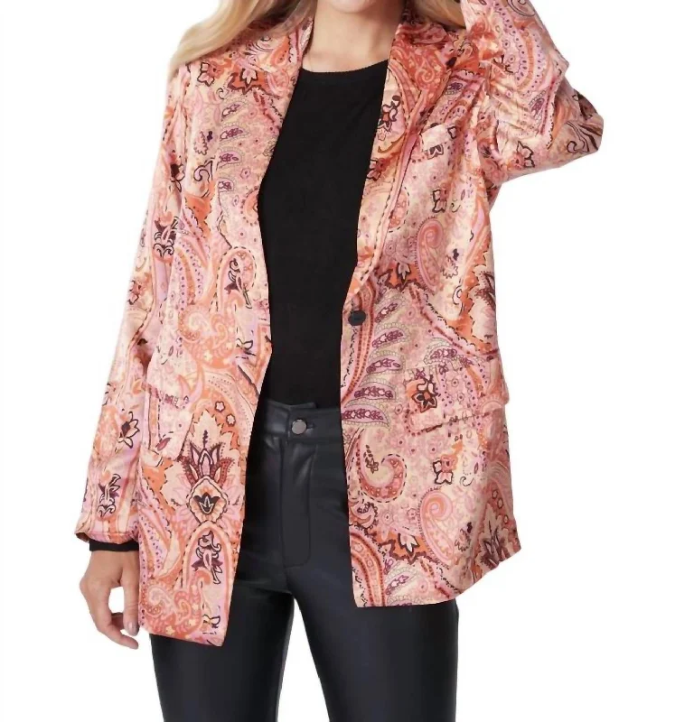 Big Discounts Expression Print Blazer In Multi/paisley Print