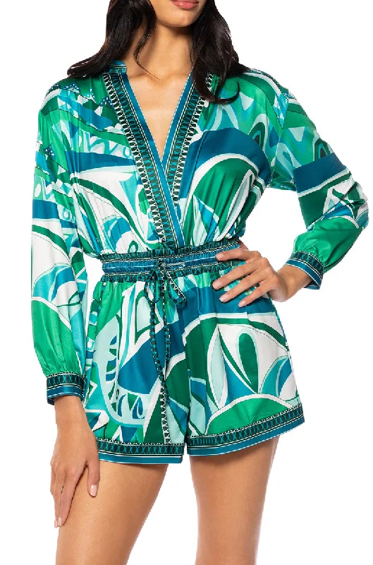 Seasonal Trends BIANCA TIE WAIST ROMPER