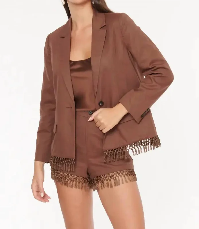 Modern Romance Chitra Jacket In Coconut