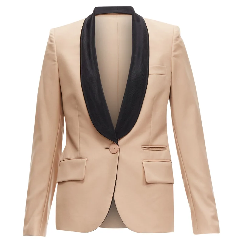 Stylish Looks Stella McCartney wool shawl collar multi pocket tux blazer