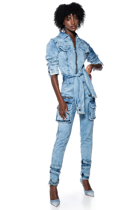 Trend Setting Wardrobe STARTING NEW DENIM JUMPSUIT