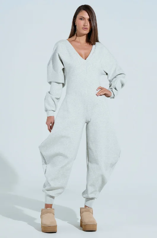 Weekend Exclusive COMFY COZY SWEATSHIRT JUMPSUIT