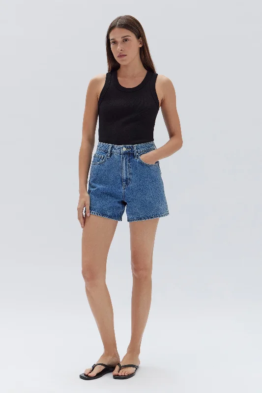 Modern Glamour Vintage Denim Short