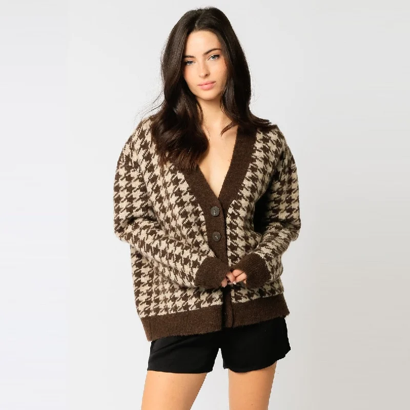 Fashion Sale Cardigan (Natural Brown)