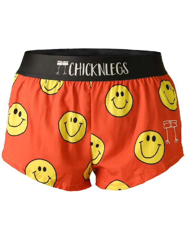 Mid - Season Sale Women's Smiley 1.5" Split Shorts